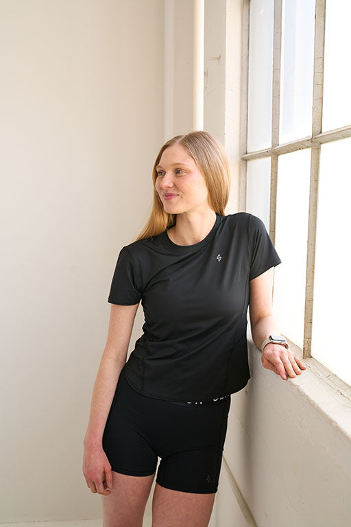 Locked In, Fitted Shortsleeve Top