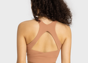 ZERO G Sports Bra | Longline medium support cutout racerback