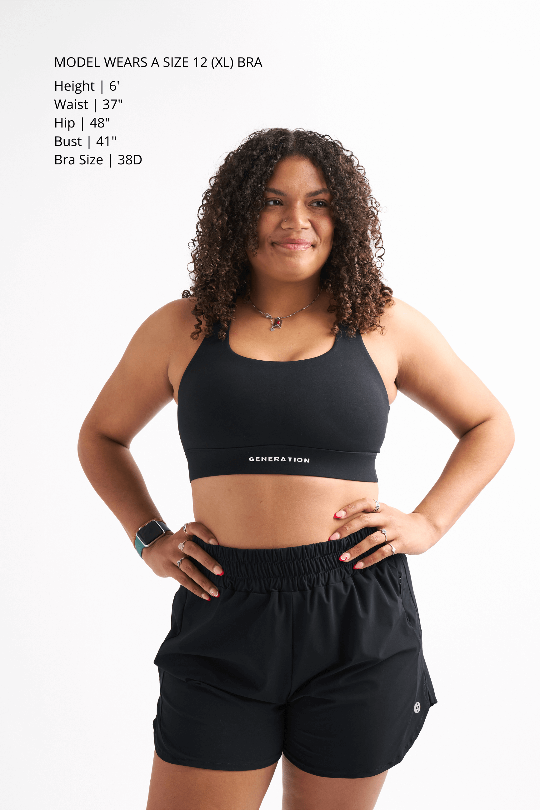 ZERO G Sports Bra | Longline medium support cutout racerback