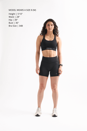 ZERO G Sports Bra | Longline medium support cutout racerback