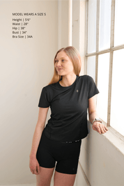 Locked In, Fitted Shortsleeve Top